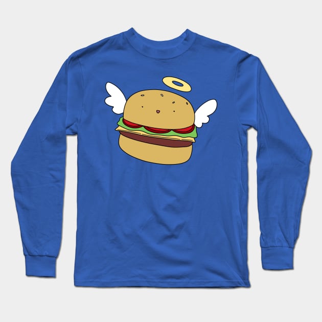 Angel Hamburger Long Sleeve T-Shirt by saradaboru